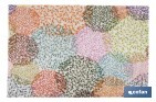 FELPUDO DE ENTRADA CON DISEÑO ABSTRACTO DE CÍRCULOS MULTICOLOR | MATERIAL RESISTENTE | BASE ANTIDESLIZANTE | DISEÑO ABSTRACTO CON CÍRCULOS MULTICOLOR | ADECUADO PARA INTERIOR Y EXTERIOR | MEDIDAS: 50 X 70 CM