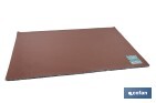 Felpudo de entrada con diseño de hojas en tonos oscuros | Material resistente | Base antideslizante | Adecuado para interior y exterior | Medidas: 50 x 70 cm - Cofan