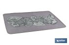 Felpudo entrada casa | Adecuado para interior y exterior | Material resistente | Antideslizante | Diseño con hojas de monstera | Medidas: 50 x 70 cm - Cofan