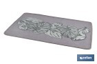 Felpudo entrada casa | Adecuado para interior y exterior | Material resistente | Antideslizante | Diseño con hojas de monstera | Medidas: 50 x 70 cm - Cofan