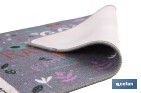 Felpudo antideslizante para entrada casa | Adecuado para interior y exterior | Material resistente | Diseño Good Mood | Medidas: 50 x 70 cm - Cofan