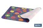 Felpudo entrada casa | Adecuado para interior y exterior | Material resistente | Antideslizante | Diseño divertido | Medidas: 50 x 70 cm - Cofan