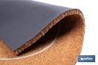 Felpudo de fibra de coco para interior con base antideslizante | Diseño Sweet Home | Medidas: 40 x 60 cm - Cofan