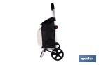 Carro de la compra plegable con 2 ruedas | Chasis de aluminio | Bolsa de 43 litros | Bolsillo para congelados | Disponible en varios colores - Cofan
