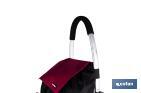 Carro de la compra plegable con 2 ruedas | Chasis de aluminio | Bolsa de 43 litros | Bolsillo para congelados | Disponible en varios colores - Cofan