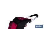 Carro de la compra plegable con 2 ruedas | Chasis de aluminio | Bolsa de 43 litros | Bolsillo para congelados | Disponible en varios colores - Cofan