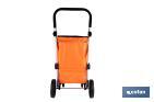 Carro de la compra plegable con 6 ruedas | Chasis de aluminio | Bolsa de 53 litros | Bolsillo para congelados | Mango ajustable | Disponible en varios colores - Cofan