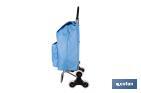 Carro de la compra con 6 ruedas | Diseño plegable | Sube escaleras | Bolsa de 42 litros | Bolsillo para congelados | Disponible en varios colores - Cofan