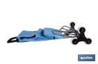 Carro de la compra con 6 ruedas | Diseño plegable | Sube escaleras | Bolsa de 42 litros | Bolsillo para congelados | Disponible en varios colores - Cofan