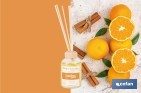 AMBIENTADOR DE VARILLAS | AROMA A NARANJA Y CANELA | DIFUSOR CON VARILLAS DE RATÁN