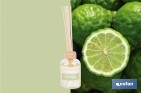 AMBIENTADOR DE VARILLAS | AROMA A BERGAMOTA CALABRESE | DIFUSOR CON VARILLAS DE RATÁN