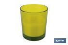 Velas Aromáticas de Citronela en Vasos de Colores | Protección Duradera durante 30 horas - Cofan