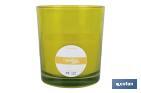 Velas Aromáticas de Citronela en Vasos de Colores | Protección Duradera durante 30 horas - Cofan