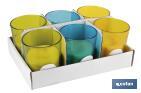 Velas Aromáticas de Citronela en Vasos de Colores | Protección Duradera durante 30 horas - Cofan