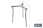 Cofan Tripé ajustável para fogão paelheiro | Altura máxima: 72 cm - Cofan