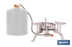 Hornillo de gas portátil y plegable con 3500W | Camping, senderismo y picnic - Cofan