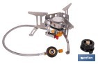 Hornillo de gas portátil y plegable con 3500W | Camping, senderismo y picnic - Cofan
