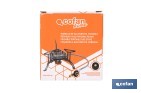 Hornillo de gas portátil y plegable con 3500W | Camping, senderismo y picnic - Cofan
