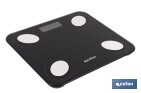 Báscula de baño digital inteligente | Análisis corporal completo | Báscula con Bluetooth y aplicación móvil | Carga USB - Cofan