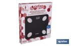 Báscula de baño digital inteligente | Análisis corporal completo | Báscula con Bluetooth y aplicación móvil | Carga USB - Cofan