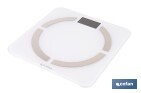 Báscula de baño digital inteligente | Análisis corporal completo | Báscula con Bluetooth y aplicación móvil | Pilas incluidas - Cofan