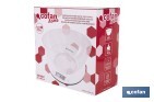 Báscula de cocina digital con cuenco transparente de 3,8 litros | Color: Gris | Alta precisión y diseño compacto - Cofan