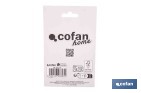 Pack de 4 cabezales de recambio | Cerdas de nylon media dureza | Compatibles con cepillo de dientes eléctrico Cofan - Cofan