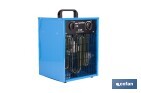 Calefactor eléctrico con enchufe industrial | Potencia: 5000 W | Función ventilador | Enchufe tipo trifásico (5 pines) | Protección IP24 - Cofan
