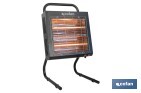 CALEFACTOR DE ONDA CORTA POR INFRARROJOS | POTENCIA: 1500/3000 W | PROTECCIÓN IPX4 | ALTA EFICIENCIA PARA ENTORNOS DE HASTA 40 M2