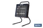 Calefactor de onda corta por infrarrojos | Potencia: 1500/3000 W | Protección IPX4 | Alta eficiencia para entornos de hasta 40 m2 - Cofan
