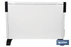 Convector radiante | Potencia: 2000 W | Termostato regulable | Seguridad antivuelco | Ideal para estancias medianas - Cofan