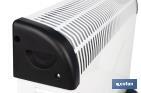 Convector radiante | Potencia: 2000 W | Termostato regulable | Seguridad antivuelco | Ideal para estancias medianas - Cofan