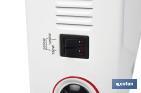 Convector radiante | Potencia: 2000 W | Termostato regulable | Seguridad antivuelco | Ideal para estancias medianas - Cofan
