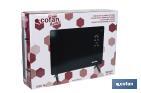 Convector radiante de panel de vidrio | Potencia: 1500 W | Mando a distancia | Control vía app | Compatible con asistente de voz | Temporizador 24 h - Cofan