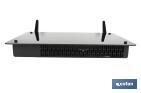 Convector radiante de panel de vidrio | Potencia: 1500 W | Mando a distancia | Control vía app | Compatible con asistente de voz | Temporizador 24 h - Cofan