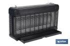 Lámpara LED antiinsectos con enchufe| Potencia: 13 W | Descarga Eléctrica: 4000 V | Área: 200 m² | Protégete contra los insectos - Cofan