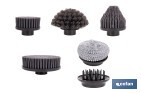 Cepillo de limpieza eléctrico multifunción con 2 velocidades | Recargable USB | Con 11 accesorios intercambiables | Resistente al agua IPX7 - Cofan