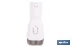 Cepillo 2 en 1 para aspiradora | Adecuado para muebles y tapicerías | Compatible con aspiradoras 45053301 y 45053302 | Diseño compacto y funcional | Medidas: 21 x 5 cm - Cofan