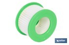 FILTRO HEPA LAVABLE Y REUTILIZABLE PARA ASPIRADORAS | COMPATIBLE CON ASPIRADORAS 45053301 Y 45053302 | ALTA EFICIENCIA | MEDIDAS: 7 X 4 CM