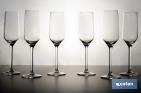 Pack de 6 flûtes à champagne | Capacité : 22 cl - Cofan