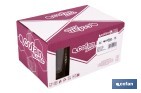 Pack de 6 vasos de caña de vidrio templado | Capacidad: 200 ml | Adecuado para cerveza, agua, refrescos y zumos - Cofan