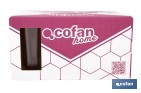 Pack de 6 vasos de caña de vidrio templado | Capacidad: 200 ml | Adecuado para cerveza, agua, refrescos y zumos - Cofan
