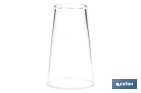 Pack de 6 vasos de combinado | Material: vidrio transparente | Capacidad: 47 cl | Calidad profesional | Ideales para cubatas, agua, cerveza, refrescos - Cofan