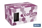 Pack de 6 vasos de combinado | Material: vidrio transparente | Capacidad: 47 cl | Calidad profesional | Ideales para cubatas, agua, cerveza, refrescos - Cofan