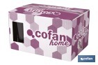 Pack de 6 vasos de combinado | Material: vidrio transparente | Capacidad: 47 cl | Calidad profesional | Ideales para cubatas, agua, cerveza, refrescos - Cofan