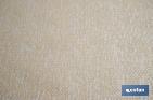 Nappe en tissu résiné antitache | Conception moderne | Couleur : beige et blanc | Matériaux : coton et polyester | Disponible en plusieurs dimensions - Cofan