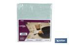 Resin-coated stain-resistant tablecloth | Modern design | Turquoise | Cotton and polyester | Available in different sizes - Cofan