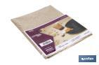 Nappe en tissu résiné antitache | Conception moderne | Couleur : beige et blanc | Matériaux : coton et polyester | Disponible en plusieurs dimensions - Cofan