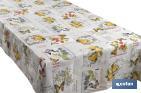 Rollo de hule de limones| Protección y estilo para la mesa - Cofan