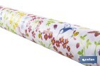 Rollo de hule de mariposas | Impermeable | Protección y estilo para la mesa - Cofan